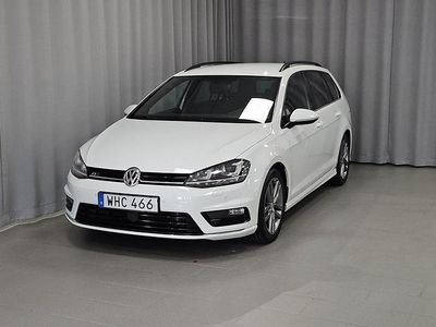 Vit Begagnad 2017 VW Golf VII R-line Kombi | 174 900 kr (Marknadspris)