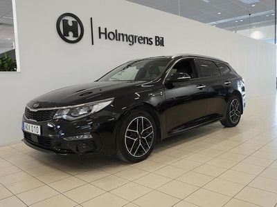 Svart Begagnad 2018 Kia Optima GT-Line Kombi | 195 000 kr (Marknadspris)
