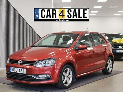 begagnad VW Polo 5-dörrar 1.2 TSI Euro 6| Låga mil| SoV| BT 2017, Halvkombi