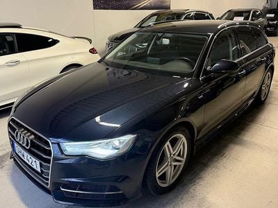 Blåmetallic Begagnad 2016 Audi A6 S-Line Kombi | 179 800 kr (Marknadspris)