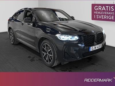 begagnad BMW X4 xDrive20d 190hk M Sport Kamera HiFi Disp.Key Rattvärm