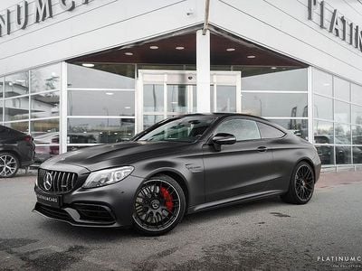 Svart Begagnad 2020 Mercedes C63S AMG Sportkupé | 749 000 kr
