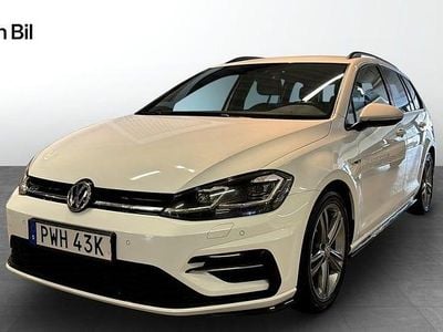 Begagnad VW Golf VII R-line 150 HK (110 kW) 2019 Vit Kombi