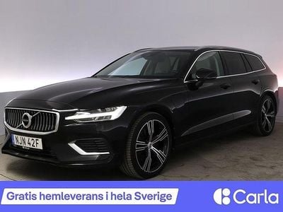 Svart Begagnad 2021 Volvo V60 Inscription Kombi | 388 990 kr (Marknadspris)