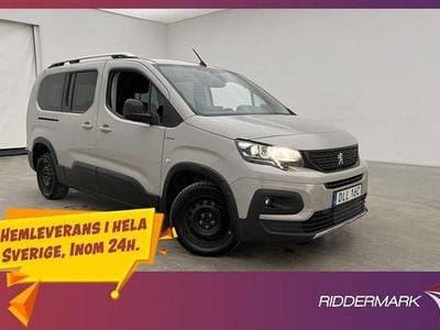 Begagnad Peugeot Rifter GT-line 131 HK (96 kW) 2020 Grå Minibuss