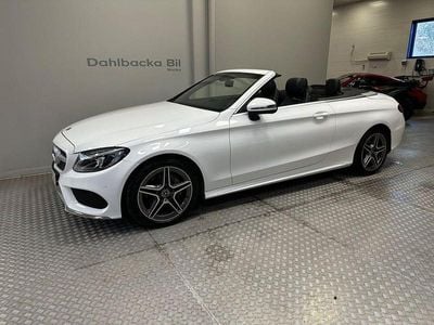 Vit Begagnad 2017 Mercedes C180 AMG line Cab | 319 000 kr (Dyr)
