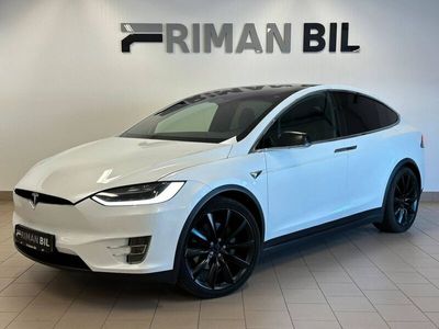 begagnad Tesla Model X 90D 22tum CCS Autopilot Alcantara Carbon 423hk