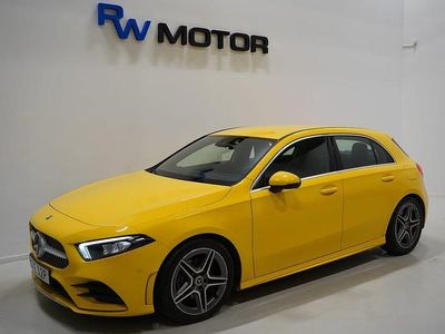 Gul Begagnad 2019 Mercedes A200 AMG Halvkombi | 227 900 kr (Bra pris)