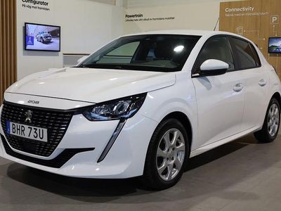 Vit Begagnad 2020 Peugeot 208 Active Halvkombi | 149 800 kr (Marknadspris)