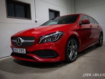 Begagnad Mercedes CLA200 Shooting Brake AMG 136 HK (100 kW) 2018 Röd Kombi