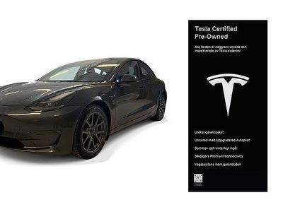 Begagnad Tesla Model 3 Long Range AWD 366 kW (498 HK) 2021 Grå Sedan