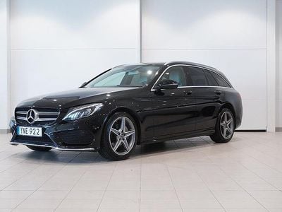Svart Begagnad 2018 Mercedes C200 AMG line Kombi | 239 800 kr (Lite dyr)