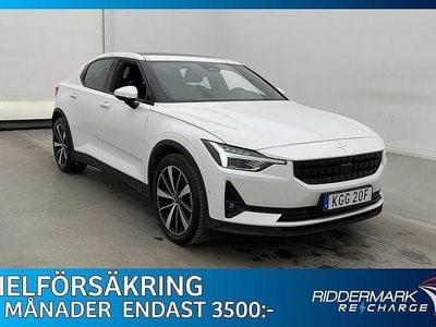 Vit Begagnad 2021 Polestar 2 Long Range Dual motor Halvkombi | 294 800 kr (Bra pris)
