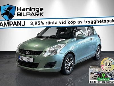 Begagnad Suzuki Swift 94 HK (69 kW) 2012 Grön Halvkombi
