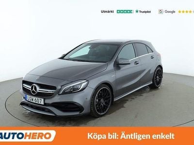 Mörkgrå Begagnad 2017 Mercedes A45 AMG AMG Halvkombi | 306 000 kr (Marknadspris)