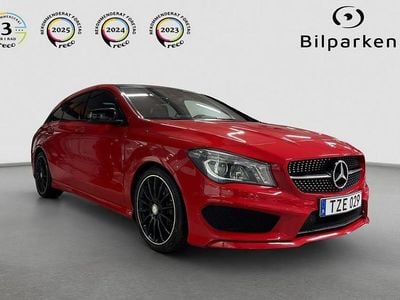 Röd Begagnad 2015 Mercedes CLA220 Shooting Brake AMG Kombi | 159 990 kr (Marknadspris)
