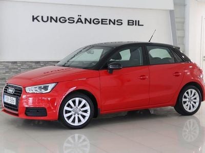 Begagnad Audi A1 Sportback Sport 95 HK (69 kW) 2016 Röd Halvkombi