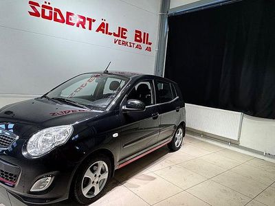 Begagnad Kia Picanto EX 65 HK (47 kW) 2010 Svart Halvkombi
