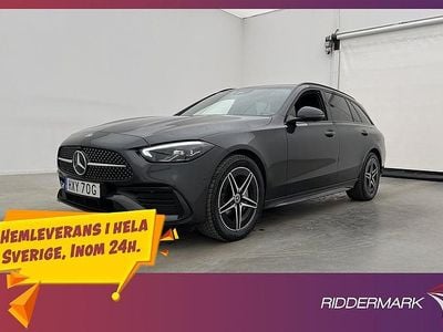 Grå Begagnad 2022 Mercedes C300e AMG Kombi | 388 900 kr (Marknadspris)