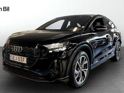 Svart Begagnad 2023 Audi Q4 Sportback e-tron S-Line SUV | 529 900 kr (Dyr)