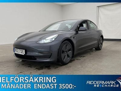 Grå Begagnad 2022 Tesla Model 3 Long Range AWD Sedan | 349 800 kr (Marknadspris)