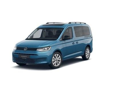 Blå Ny 2025 VW Caddy Maxi Minibuss | 425 000 kr (Marknadspris)