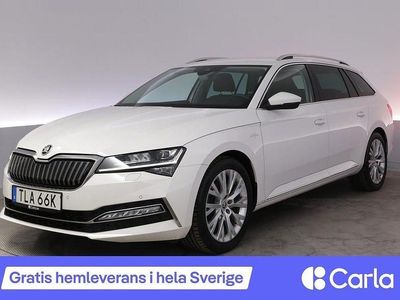 Vit Begagnad 2020 Skoda Superb LAURIN & KLEMENT Kombi | 281 990 kr (Marknadspris)
