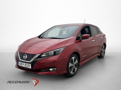 Begagnad Nissan Leaf 360º 110 kW (150 HK) 2018 Röd Halvkombi