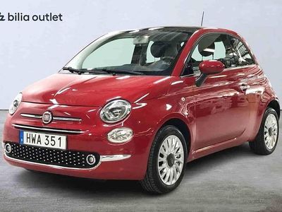 Begagnad Fiat 500 2016 Röd Halvkombi