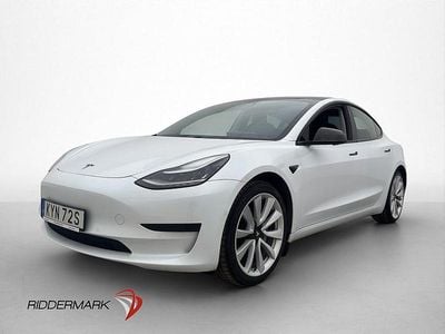 Begagnad Tesla Model 3 Standard Range Plus 239 kW (325 HK) 2020 Vit Sedan