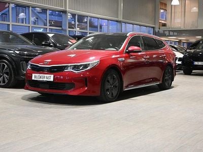Begagnad Kia Optima Hybrid Sport 2018 Röd Sedan