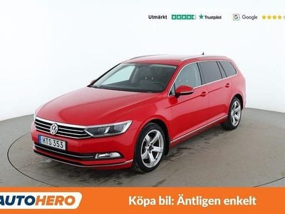 Röd Begagnad 2015 VW Passat Highline Kombi | 154 000 kr (Marknadspris)