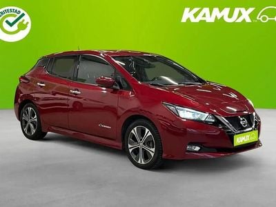 Röd Begagnad 2018 Nissan Leaf 360º Halvkombi | 129 800 kr (Lite dyr)