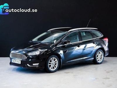 Begagnad Ford Focus Titanium 125 HK (91 kW) 2016 Svart Kombi