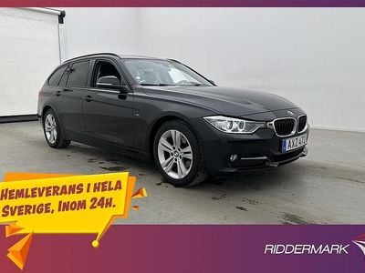 Begagnad BMW 318 Sport Line 143 HK (105 kW) 2014 Svart Kombi