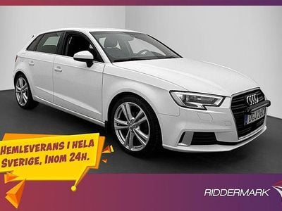 Begagnad Audi A3 Sportback Proline 150 HK (110 kW) 2019 Vit Halvkombi