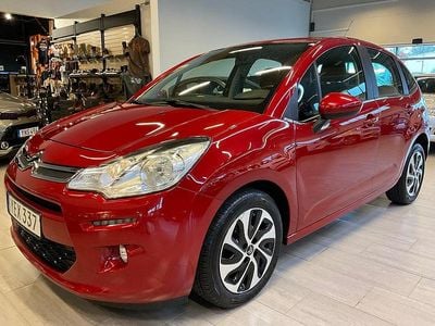 Röd Begagnad 2016 Citroën C3 Halvkombi | 78 000 kr (Marknadspris)