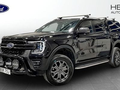 Svart Begagnad 2023 Ford Ranger Wildtrack Pickup | 619 900 kr (Marknadspris)