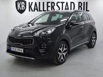 Begagnad Kia Sportage GT-Line 185 HK (136 kW) 2017 Svart SUV
