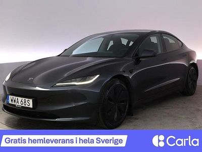 Grå Begagnad 2024 Tesla Model 3 Long Range AWD Sedan | 422 990 kr (Dyr)
