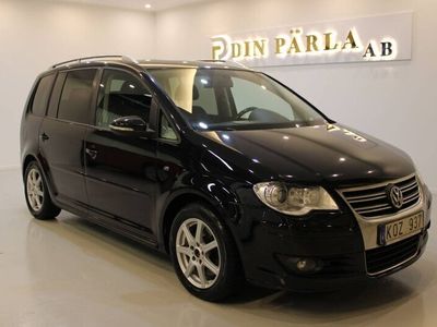 begagnad VW Touran 1.4TSI Auto 7 sits R-Line Ny Servad M-Värm