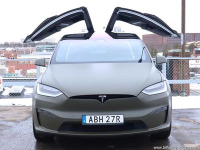 Begagnad Tesla Model X Plaid 759 kW (1033 HK) 2022 Vit SUV