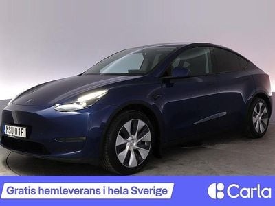 Blå Begagnad 2022 Tesla Model Y Long Range AWD SUV | 404 990 kr (Marknadspris)