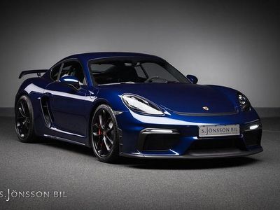 Gentian blue metallic Begagnad 2020 Porsche 718 Cayman GT4 Sport Sportkupé | 1 159 000 kr (Dyr)