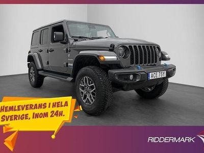 Begagnad Jeep Wrangler Unlimited Sahara 379 HK (278 kW) 2021 Grå SUV