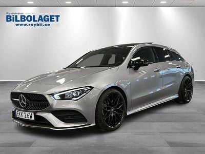 Mojave silver Begagnad 2020 Mercedes CLA200 Shooting Brake AMG line Kombi | 299 800 kr (Lite dyr)