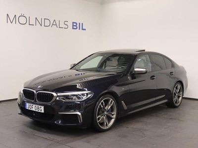 Begagnad BMW M550 400 HK (294 kW) 2019 Svart Sedan