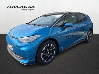 Ny VW ID.3 Pure 125 kW (170 HK) 2025 Blå Halvkombi