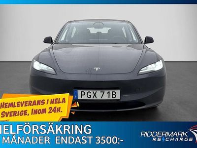 Grå Begagnad 2024 Tesla Model 3 Long Range AWD Sedan | 429 900 kr (Dyr)
