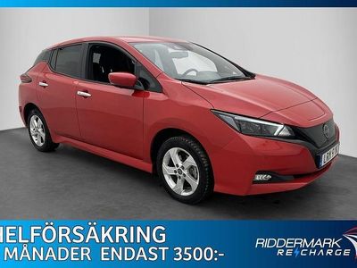 Begagnad Nissan Leaf 360º 160 kW (218 HK) 2023 Röd Halvkombi